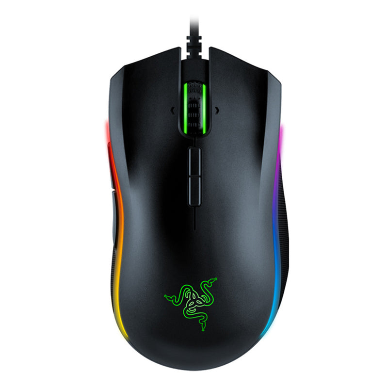 Razer Mamba Elite Right-Handed Gaming Mouse 5G Advanced Optical Sensor 16000DPI RGB Backlight With 9 Independent Programmable Buttons - Black