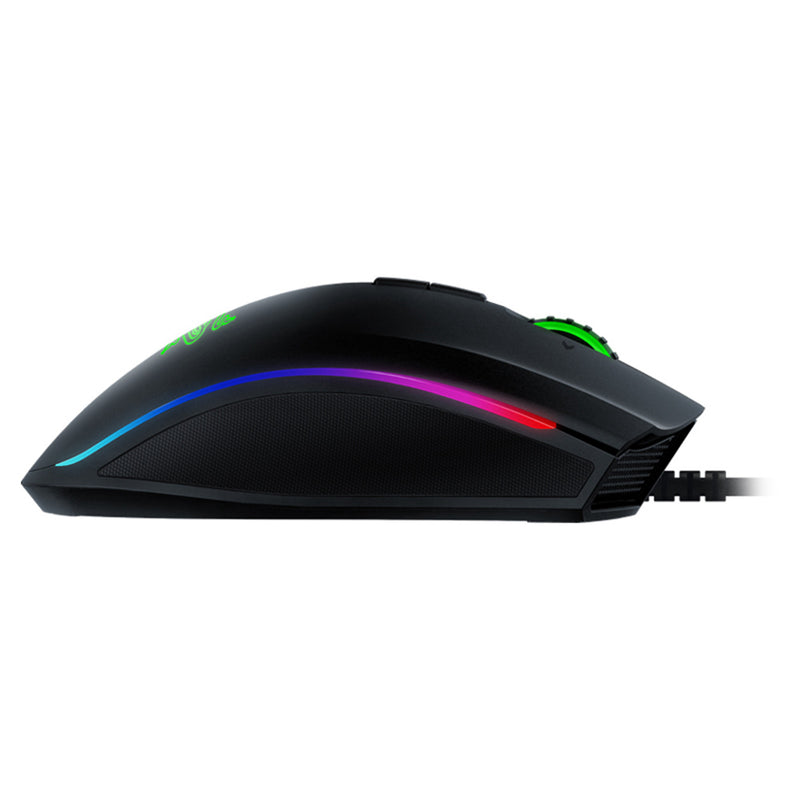 Razer Mamba Elite Right-Handed Gaming Mouse 5G Advanced Optical Sensor 16000DPI RGB Backlight With 9 Independent Programmable Buttons - Black