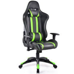 Giantex Racing High Back Reclining Gaming Chair Swivel Ergonomic Computer Desk Office Chair New Modern Furniture HW53993GN