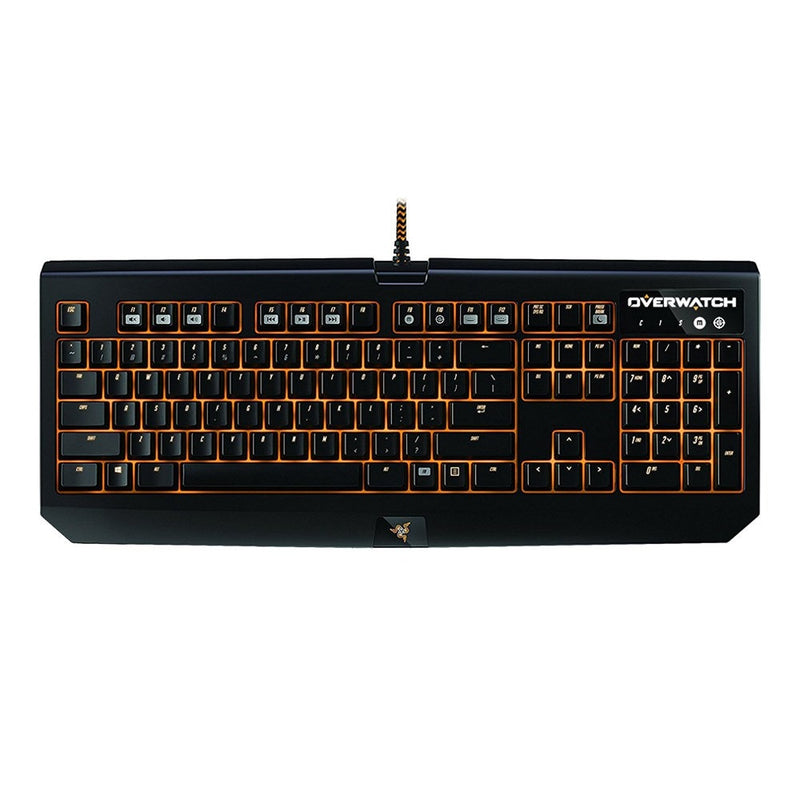 Razer Overwatch BlackWidow Chroma Mechanical Gaming Keyboard  Green Switch 104 Keys RGB Backlit Fully Programmable Clicky Razer