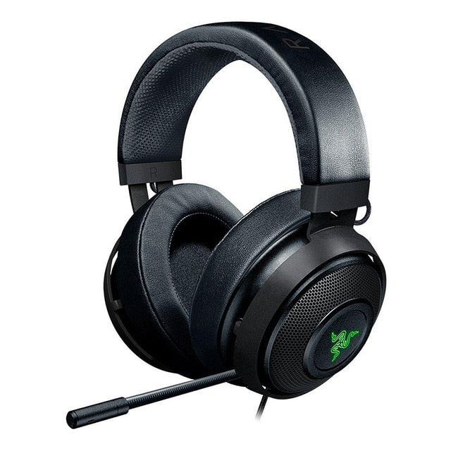 Razer Kraken 7.1 Chroma V2 USB Gaming Headset with Retractable Digital Microphone and Chroma Lighting - Mercury White