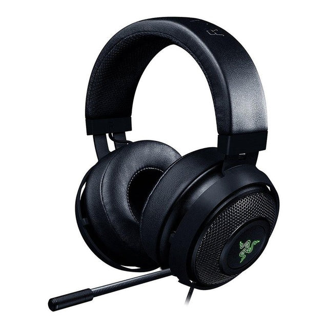 Razer Kraken 7.1 Chroma V2 USB Gaming Headset with Retractable Digital Microphone and Chroma Lighting - Mercury White