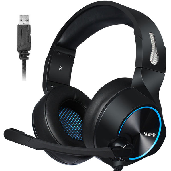 Gaming Headset 7.1 Sound Over-ear Headphone Earphone USB with Microphone Bass Stereo Laptop Computer Brand  NUBWO N11