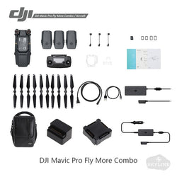 DJI Mavic pro Aircraft (Excludes Remote Controller and Battery Charger)/ Fly More Combo drones with camera 4K HD Video Recording