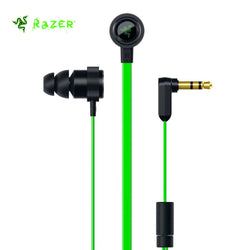 Original Razer Hammerhead V2 Earphones 3.5mm plug with Flat Style Cables 10mm Drivers Wired Earphone  Stereo Earphone