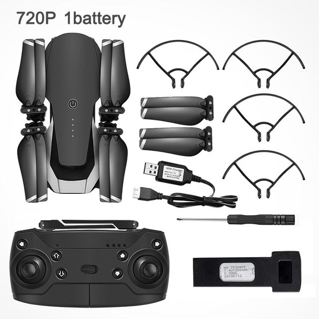 Eachine E511S GPS Dynamic Follow WIFI FPV With 1080P Camera 16mins Flight Time RC Drone Quadcopter 5G WiFi 1080P Three Batteries