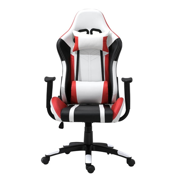 Samincom PU Leather Office Racing Chair W/ High-Back Headrest and Lumbar Support Gaming Chair