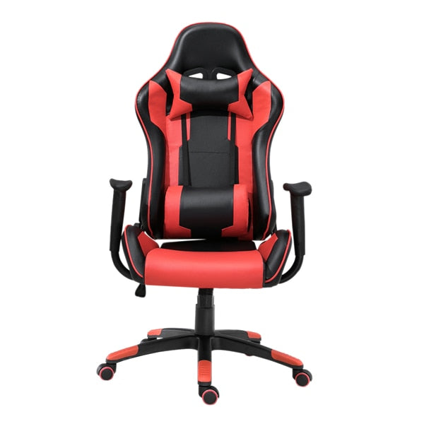 Samincom PU Leather Office Racing Chair W/ High-Back Headrest and Lumbar Support Gaming Chair