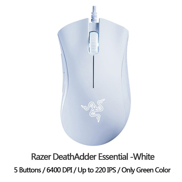 Razer DeathAdder Elite Gaming Mouse 16000 DPI Ergonomic Chroma Lighting Optimized 450 IPS 7 Buttons eSports Wired Mouse Gamer