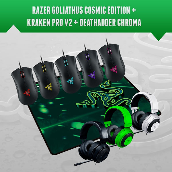 Razer Deathadder Chroma,10000 DPI, Synapse 2.0 + Kraken pro v2+ Gift Mousepad, Brand new, Free & Fast Shipping