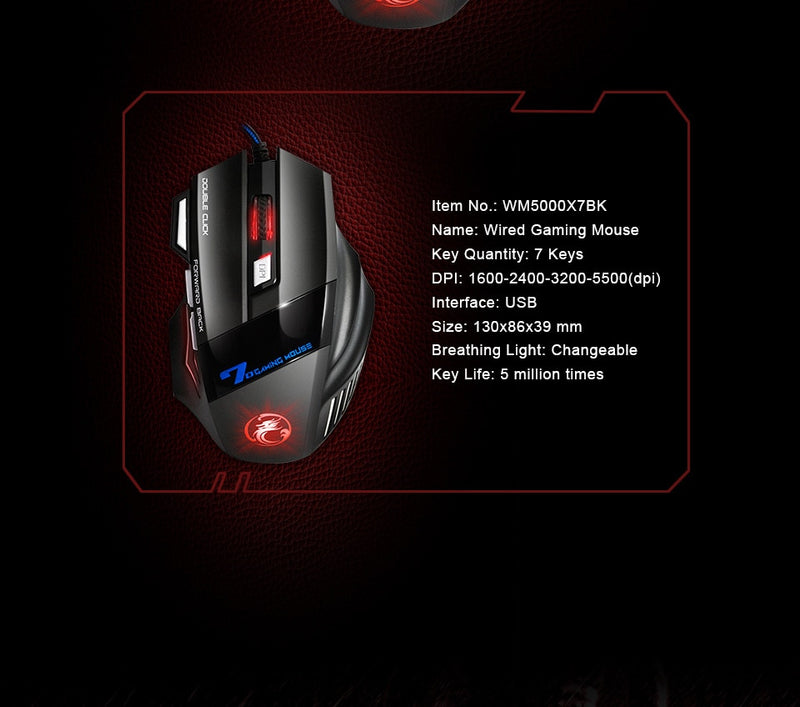 PRO GAMERS MOUSE -STORM VIPER SPONSORED(7 Button)