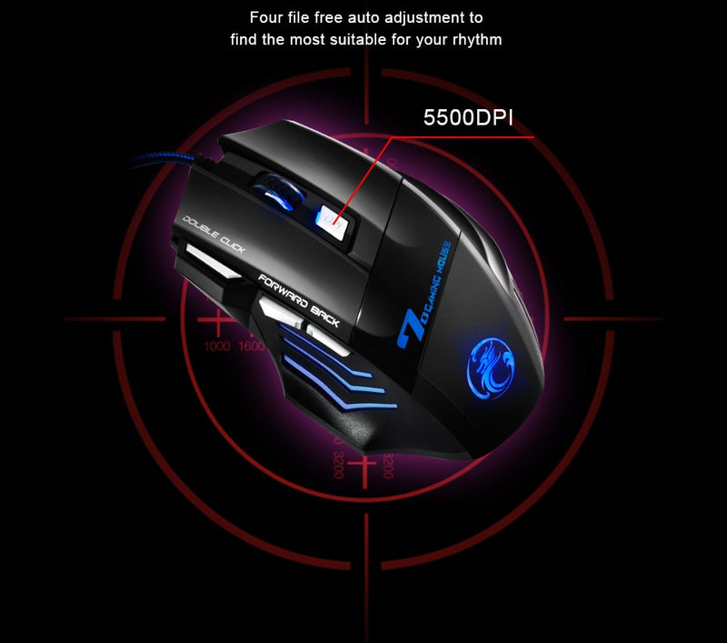 PRO GAMERS MOUSE -STORM VIPER SPONSORED(7 Button)