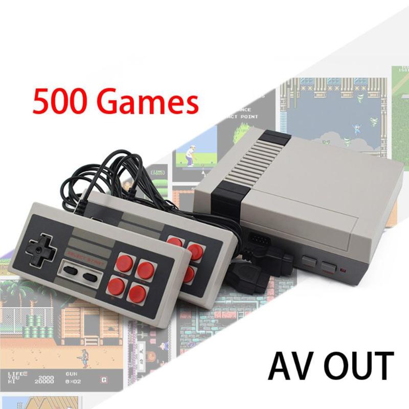 Mini TV Handheld Video Game Console 8Bit Retro Gaming Player Gamepad Built-620 Classic Games