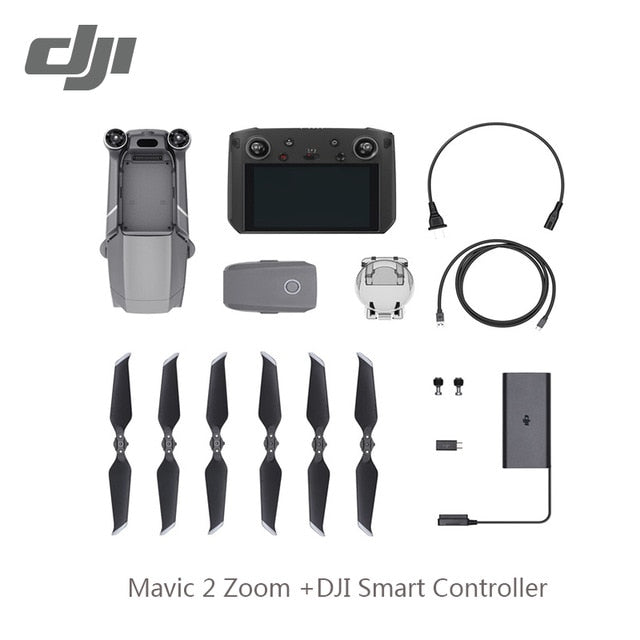 DJI Mavic 2 Pro/Mavic2 Zoom/Smart Controller/Accessories Kit Hasselblad Camera 4K HDR Video 8km Remote Control 31Min Flight Time