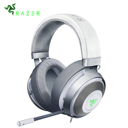 Razer Kraken 7.1 Chroma V2 USB Gaming Headset with Retractable Digital Microphone and Chroma Lighting - Mercury White