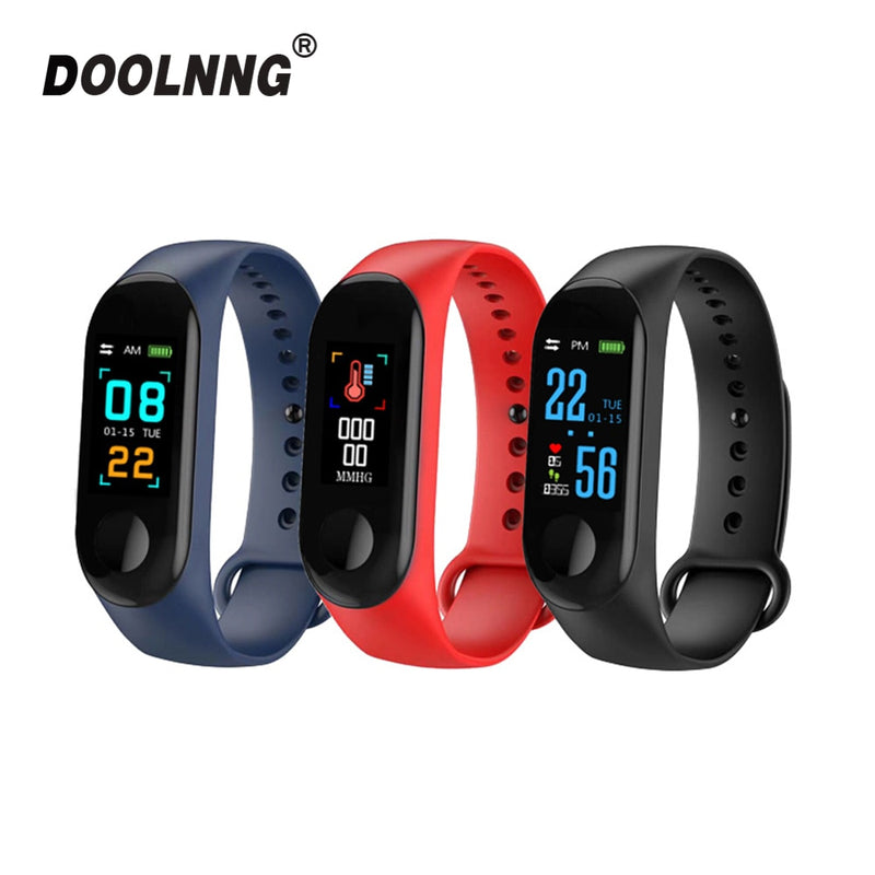 Fitness Bracelet Blood Pressure Outdoor IPS Screen Heart Rate Monitor Life Waterproof Smart M3 Wristbands PK Mi Band 3