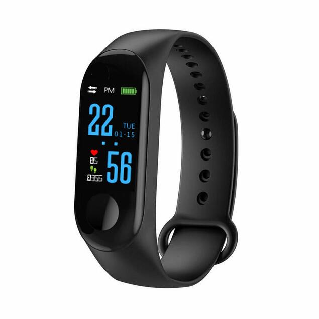 Fitness Bracelet Blood Pressure Outdoor IPS Screen Heart Rate Monitor Life Waterproof Smart M3 Wristbands PK Mi Band 3