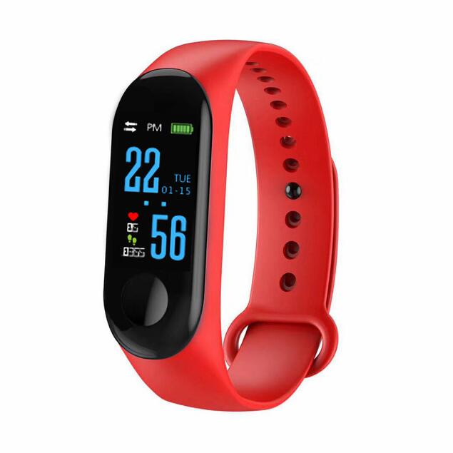 Fitness Bracelet Blood Pressure Outdoor IPS Screen Heart Rate Monitor Life Waterproof Smart M3 Wristbands PK Mi Band 3