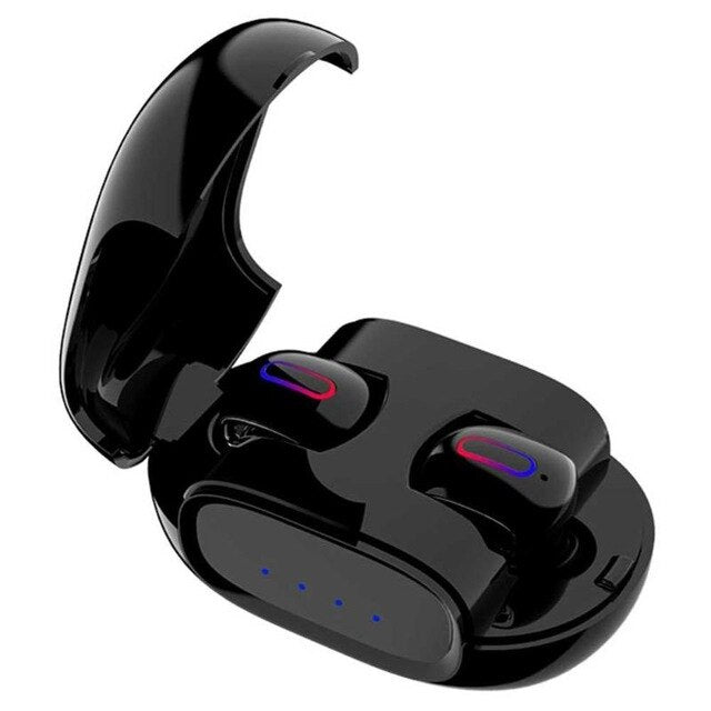 Wireless Talk Bluetooth Earphones Realtek Chip Touch Control HIFI Support IOS - Black 448924401